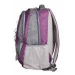 Aqsa ALB54 Stylish Laptop Bag (Purple and Grey)